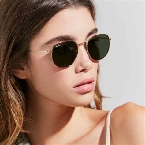 ray ban 51mm round aviator sunglasses